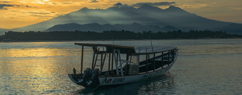 Sonnenaufgang auf den Gili-Inseln
